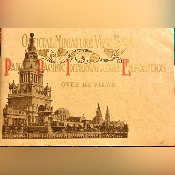 1919 Official Miniature View Panama Pacific International Exposition PPIE Book - Picture 2 of 7